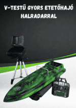 V-testű gyors etetőhajó + halradar