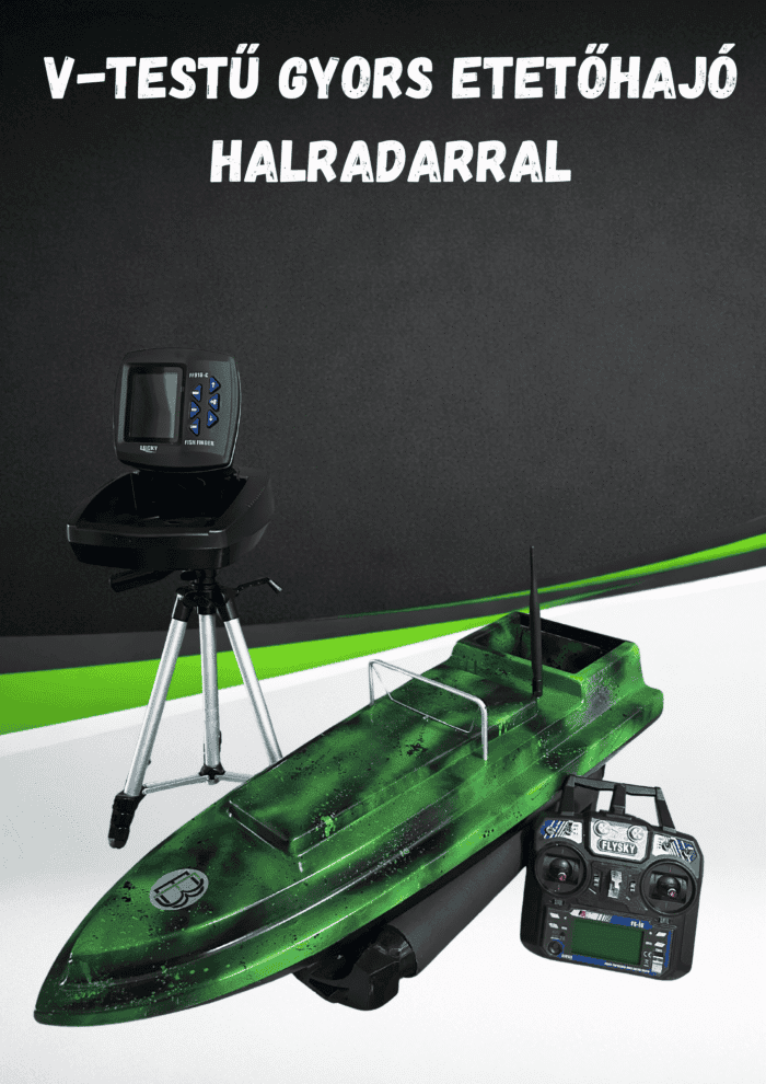 V-testű gyors etetőhajó + halradar - Image 1